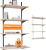 BOOMET Wandregal Metall mit Boden · Regal in 50 Varianten · Produktbild-Vorschau 1