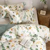 MILDLY Bettwäsche Baumwolle 100% 220x240 Pflanzenmuster Produktbild-Vorschau 4