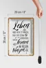 Blechschild Spruch Leben nicht warten Sturm vorbei 20x30cm Produktbild-Vorschau 5