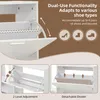 Set guardaroba Sweiko 135x25x180 cm con specchio, armadio Anteprima dell’immagine prodotto 5