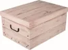 XXL Dekokarton 'White Wood' in schöner, heller Holzoptik - Produktbild-Vorschau 1