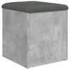 Lavice s úložným prostorem betonová šedá 42x42x45 cm Náhled obrázku produktu 6