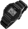 A black digital Casio watch is shown from a slightly elevated angle against a white background. Anteprima dell’immagine prodotto