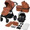 Lionelo Kombikinderwagen Layla 3in1 Babyschale, Babywanne Produktbild-Vorschau 1