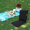 Strandstuhl mit Rückenlehne – Aluminiumrahmen & Produktbild-Vorschau 5