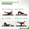 Tunturi NBR Yogamat met Draagtas - Fitnessmat Extra dik & Productafbeelding-voorbeeld 3