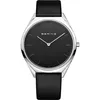 Bering Armbanduhr 17039-402 Ultra Slim Lederband schwarz Produktbild-Vorschau 1