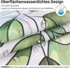 Duschvorhang Grün Blätter 300x200cm Antischimmel Textil mit Produktbild-Vorschau 2
