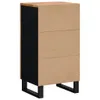 vidaXL Credenza con anta 40x31x75 cm in legno massiccio di Anteprima dell’immagine prodotto 2