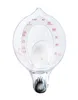 MESSBECHER 250ml transparent aus Kunststoff mit Griff Skala Produktbild-Vorschau 3