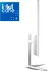Side view of a white All-in-One desktop computer with an Intel Core i5 logo in the top left corner. Produktbild-Vorschau