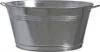 SIENA GARDEN Zinkwanne, silber, Ø 48 x 21 cm Produktbild-Vorschau 1