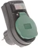 REV Adapter mit Schalter IP44 schwarz-grün Produktbild-Vorschau 14