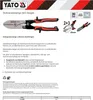 Product information and image of a pipe crimping tool. Anteprima dell’immagine prodotto