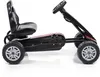 A black and red go-kart is shown from the side on a white background. Podgląd zdjęcia produktu