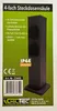 Steckdosensäule 4-fach IP44 Anthrazit 250V/ 16A 13x13x40cm Produktbild-Vorschau 12