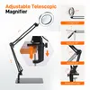 Lupenlampe 10W Tischleuchte Lupe mit Licht, 10x Produktbild-Vorschau 3