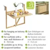 Bambusový balkónový skladací stôl WENKO Mod. Waikiki, na Náhľad obrázku produktu 3