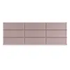 A row of six upholstered wall panels. Anteprima dell’immagine prodotto