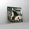 Bilder auf glas - Mädchen jung Auto Mechaniker - 40x40cm - Produktbild-Vorschau 4
