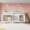 Sweiko Lit surélevé pour enfants, lit d'enfant, lit simple, Voir les images du produit 1
