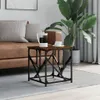 The Living Store Couchtisch Räuchereiche 45x45x47,5 cm Produktbild-Vorschau 2