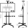 FCH TV Bodenständer TV Ständer mit Rollen für 32-70 Zoll TV Produktbild-Vorschau 7