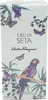 A product box for Salvatore Ferragamo Cieli di Seta Eau de Parfum, decorated with illustrations of butterflies, a parrot, and foliage. Produktbild-Vorschau