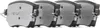 MEYLE 025 251 0917/PD Bremsbeläge Hinten für VW Golf VII Produktbild-Vorschau 1