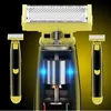 IPX5 Wasserdichter Körperrasierer mit 4 Aufsatzkämmen, Produktbild-Vorschau 3