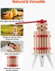 SucceBuy Torchio manuale per frutta con cesto in legno, 6 Anteprima dell’immagine prodotto 6