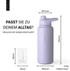 Trinkflasche Edelstahl 1L Thermoflasche Sport Gym Flasche Produktbild-Vorschau 5