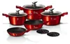 Berlinger Haus Granit Topfset Bh-1222 Rot Metallic Line 10 Produktbild-Vorschau 1
