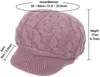 Wintermütze Damen Mütze mit Shirm Damen Schirmmütze Damen Produktbild-Vorschau 5