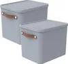 Rotho 2er-Set Aufbewahrungsbox 27L Maloja - Kunststoffbox Produktbild-Vorschau 1
