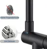 AICA Wasserhahn Faltbare 360° Drehbare Schwarz Produktbild-Vorschau 6