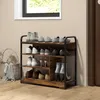 Schuhregal 4-stufig, offenes Design, Metallrahmen, Produktbild-Vorschau 2