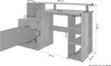 byLIVING Schreibtisch LOUIS / in Old-Wood-Optik (Altholz) Produktbild-Vorschau 3