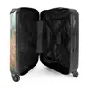 NoBoringSuitcases.com® Großer Koffer - Blumenfeld mit rosa Produktbild-Vorschau 4