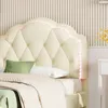 A close-up of a tufted headboard with LED lights. Náhled obrázku produktu