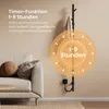 A modern living room setting with a couch and a wall-mounted towel warmer. Produktbild-Vorschau