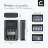 CELLONIC Caricabatterie USB per batterie AA AAA 4 slot  - Anteprima dell’immagine prodotto 3