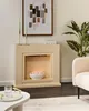 BELIANI Elektrokamin Beige mit LED Flammeneffekt Produktbild-Vorschau 2