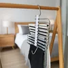 Relaxdays Mehrfach Hosenbügel, 2er Set, Hosenhalter 9-fach, Produktbild-Vorschau 2