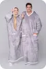 Langer Deckenpullover XXL - Kuscheldecke mit Ärmeln - Produktbild-Vorschau 7