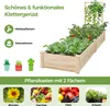 COSTWAY Erhöhtes Hochbeet mit Pflanzkasten und Rankhilfe, Produktbild-Vorschau 6