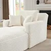 STILVORA Chaiselongue Sofa aus Cord als Schlafsofa ohne Produktbild-Vorschau 4