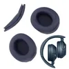 A set of blue replacement ear pads and a headband cover for headphones, along with a folded pair of blue headphones, are arranged on a white background. Podgląd zdjęcia produktu