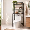 Półka Relaxdays do pralki, 3 przegródki, półka nad pralką, Podgląd zdjęcia produktu 5