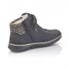 Rieker Damen Stiefelette Schnürboot Warmfutter flach Produktbild-Vorschau 48